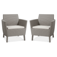 Zestaw balkonowy ogrodowy SALEMO DUO Cappuccino