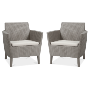 Zestaw balkonowy ogrodowy SALEMO DUO Cappuccino