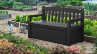 Skrzynia/Ławka Keter EDEN GARDEN BENCH 265L Graphite