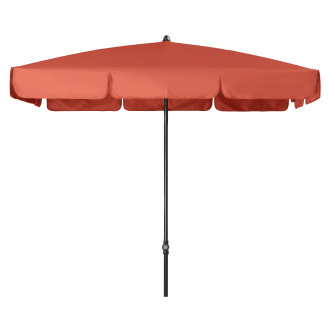 Parasol ogrodowy Doppler SUNLINE WATERPROOF 185x120 z czaszą w kolorze czerwonym