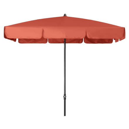 Parasol ogrodowy Doppler SUNLINE WATERPROOF 185x120 z czaszą w kolorze czerwonym