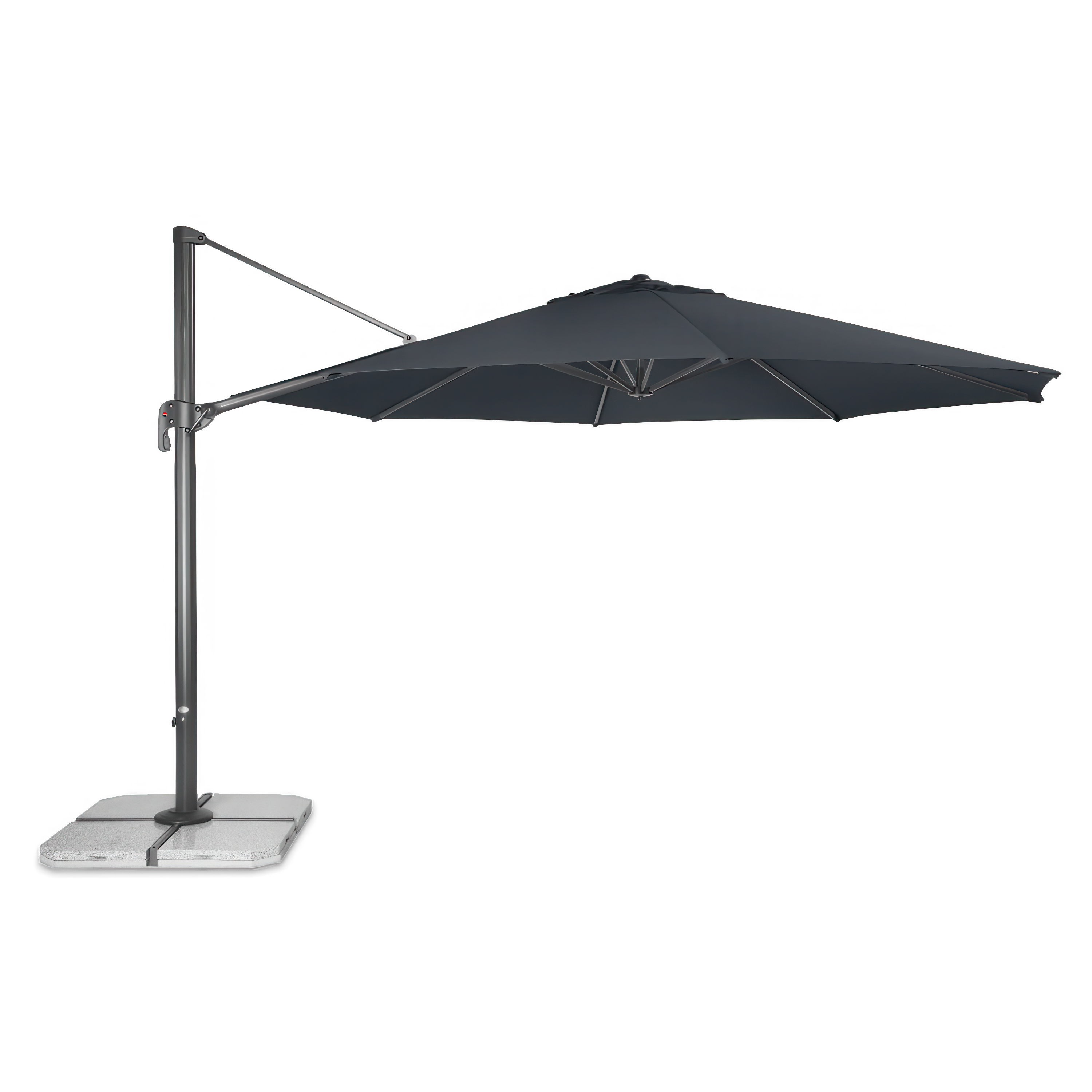 Parasol ogrodowy na wysięgniku Doppler RAVENNA 400 Anthracite