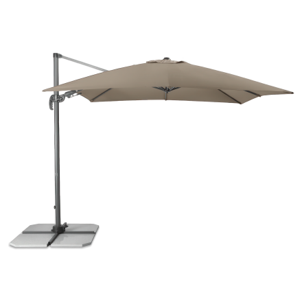 Parasol przeciwsłoneczny do ogrodu Doppler RAVENNA AX 275x275 Caffe
