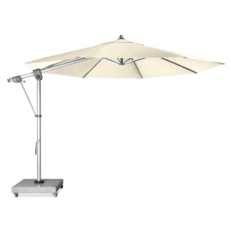 Parasol na ogród, taras Doppler EXPERT 350 w kolorze beżowym