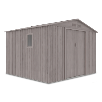 Domek narzędziowy HUDSON 277x255cm Light Wood - na białym tle