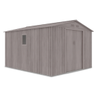 Domek narzędziowy HUDSON 277x319cm Light Wood na białym tle