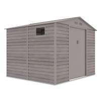 Domek narzędziowy MONTREAL 277x259cm Light Wood - Hardmaister