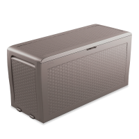 Skrzynia balkonowa Keter SAMOA RATTAN BOX 270L Cappuccino