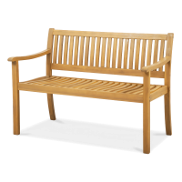 Drewniana ławka ogrodowa ALNES Teak Look