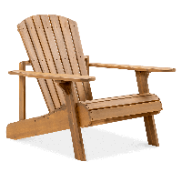 Drewniany fotel ogrodowy NARWIK Teak Look