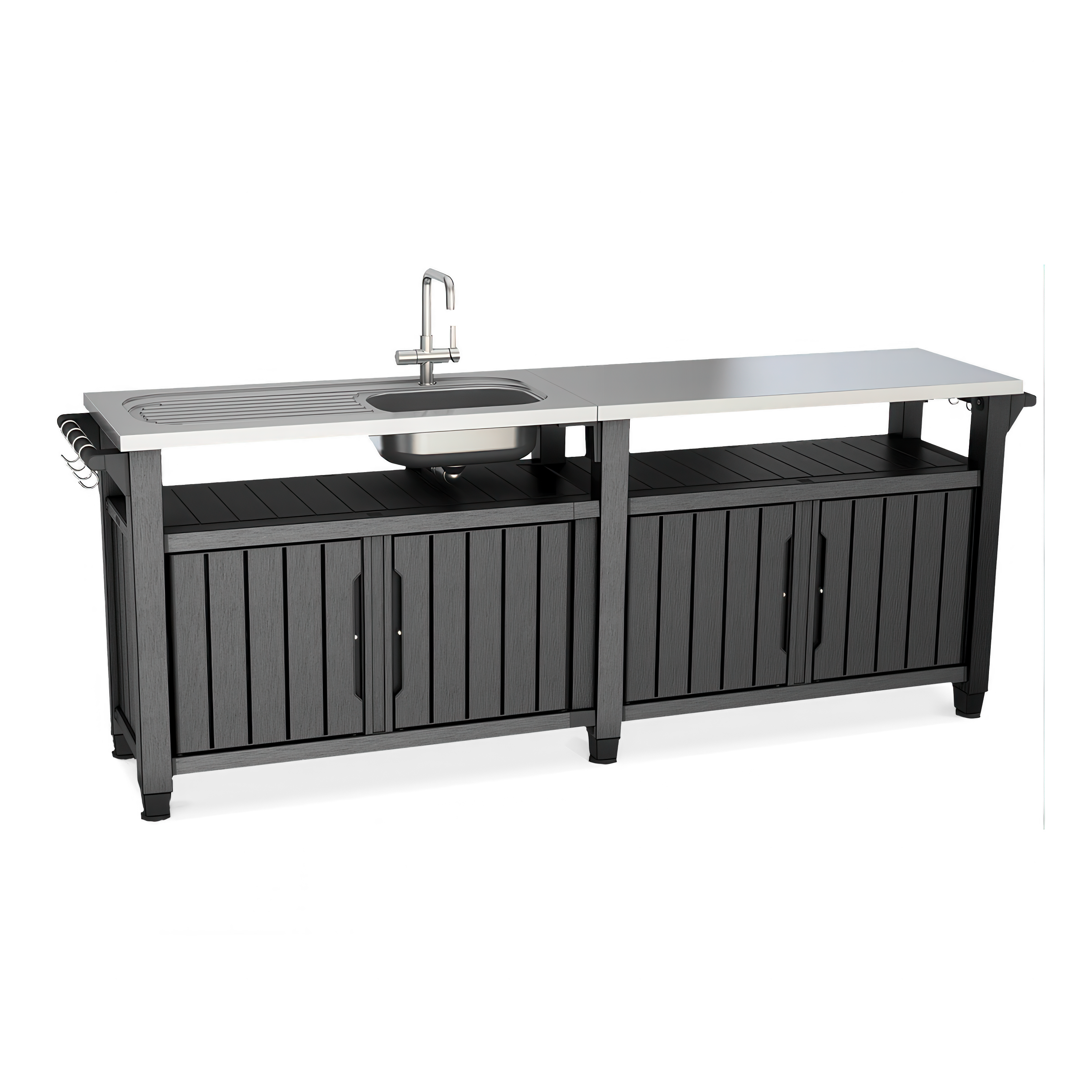 Barek schowek ogrodowy Keter UNITY CHEF 415L Graphite