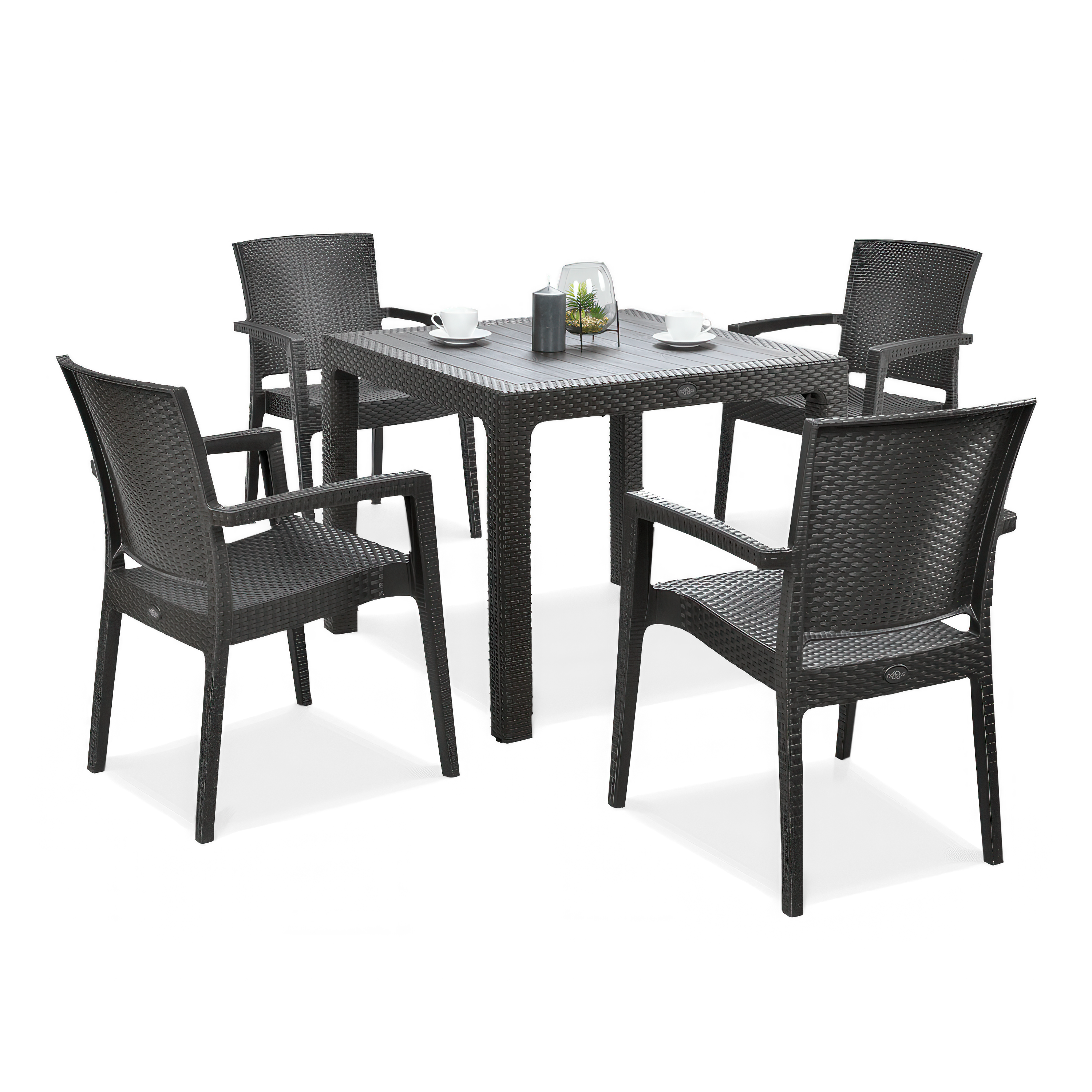 Zestaw restauracyjny Novussi ZENIT 4+1 Brown