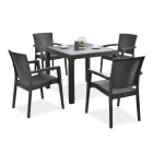 Zestaw restauracyjny Novussi ZENIT 4+1 Brown