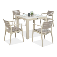 Restauracyjny zestaw Novussi REGNUM 4+1 Cappuccino/Desert Brown