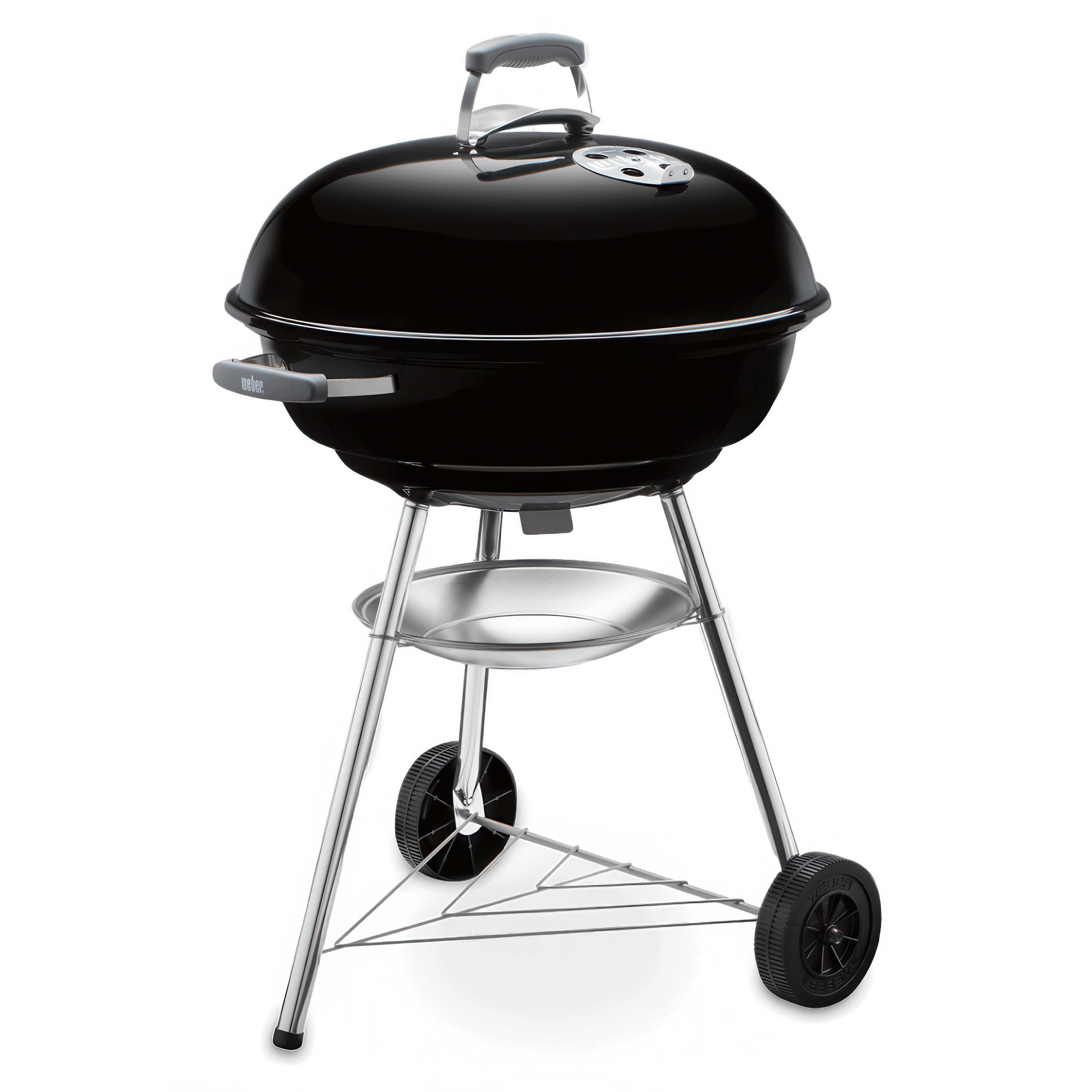 grill węglowy Weber czarny – klasyczny grill kulisty z pokrywą i popielnikiem