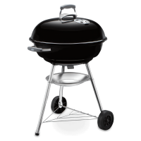 grill węglowy Weber czarny – klasyczny grill kulisty z pokrywą i popielnikiem