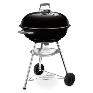 grill węglowy Weber czarny – klasyczny grill kulisty z pokrywą i popielnikiem