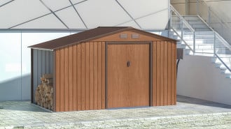 Aranżacja w ogrodzie domku na narzędzia MADISON 342x191cm