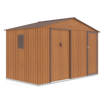 Domek narzędziowy FALCON 340x194cm Oak Brown - Hardmaister