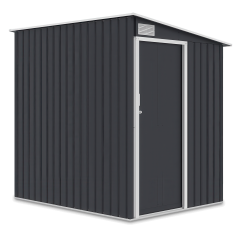 Domek ogrodowy JASPER 150x194cm Cold Grey na białym tle