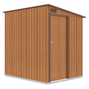 Domek ogrodowy JASPER 150x194cm Oak z jednospadowym dachem na prawo