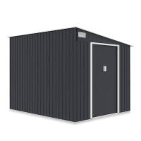 Domek na narzędzia JASPER 214x257cm Cold Grey, na białym tle