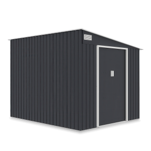 Domek na narzędzia JASPER 214x257cm Cold Grey, na białym tle