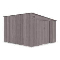 Domek narzędziowy JASPER 279x321cm Light Wood - Hardmaister