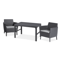 Meble na balkon SALEMO DUO/LYON Graphite