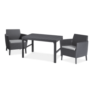 Meble na balkon SALEMO DUO/LYON Graphite