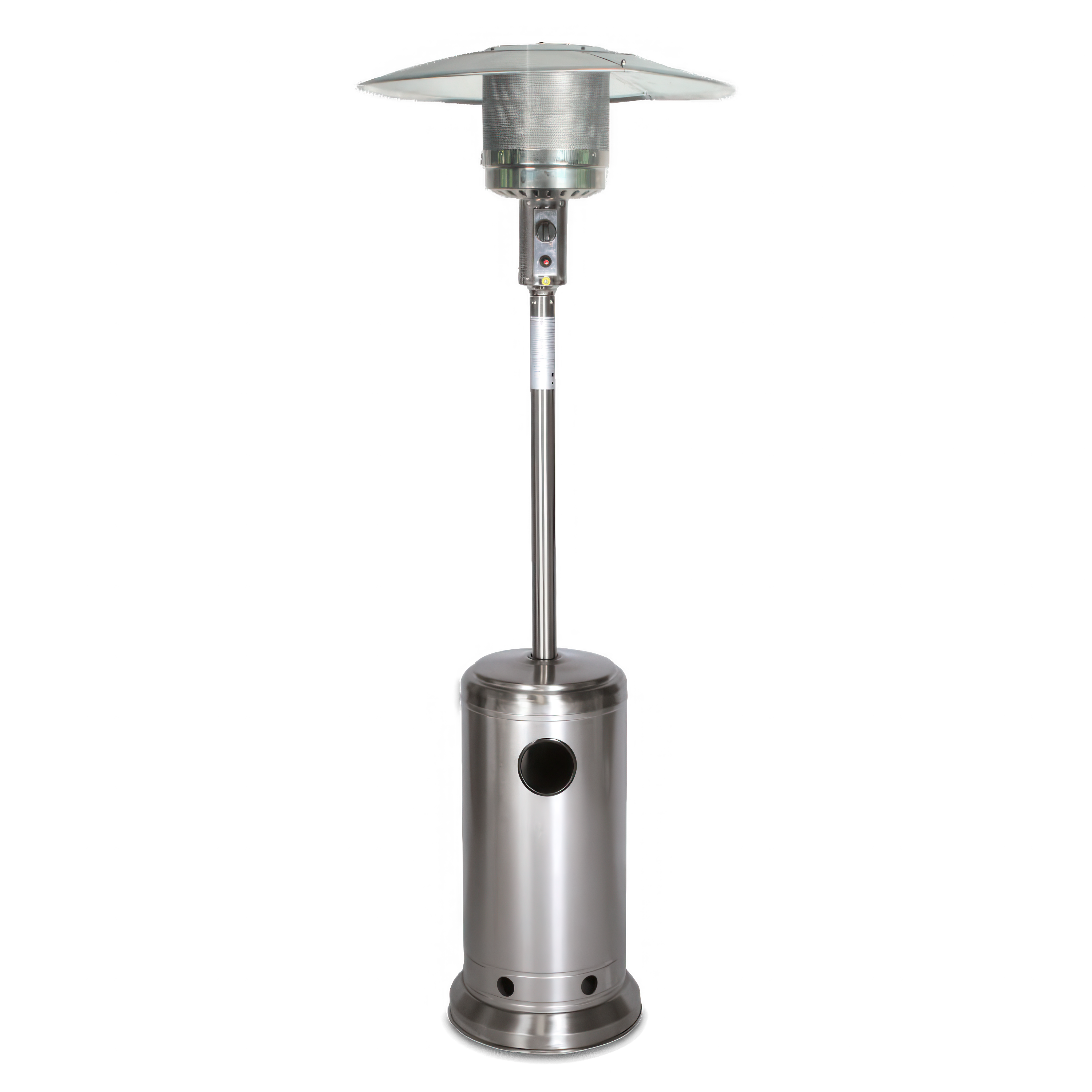 Gazowy parasol grzewczy ze stali szlachetnej POWER 13 kW w kolorze szarym