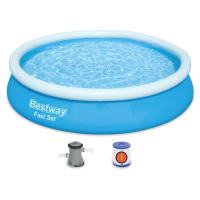 Basen rozporowy okrągły Bestway Fast Set 57274 366 x 366 cm z pompą filtrującą