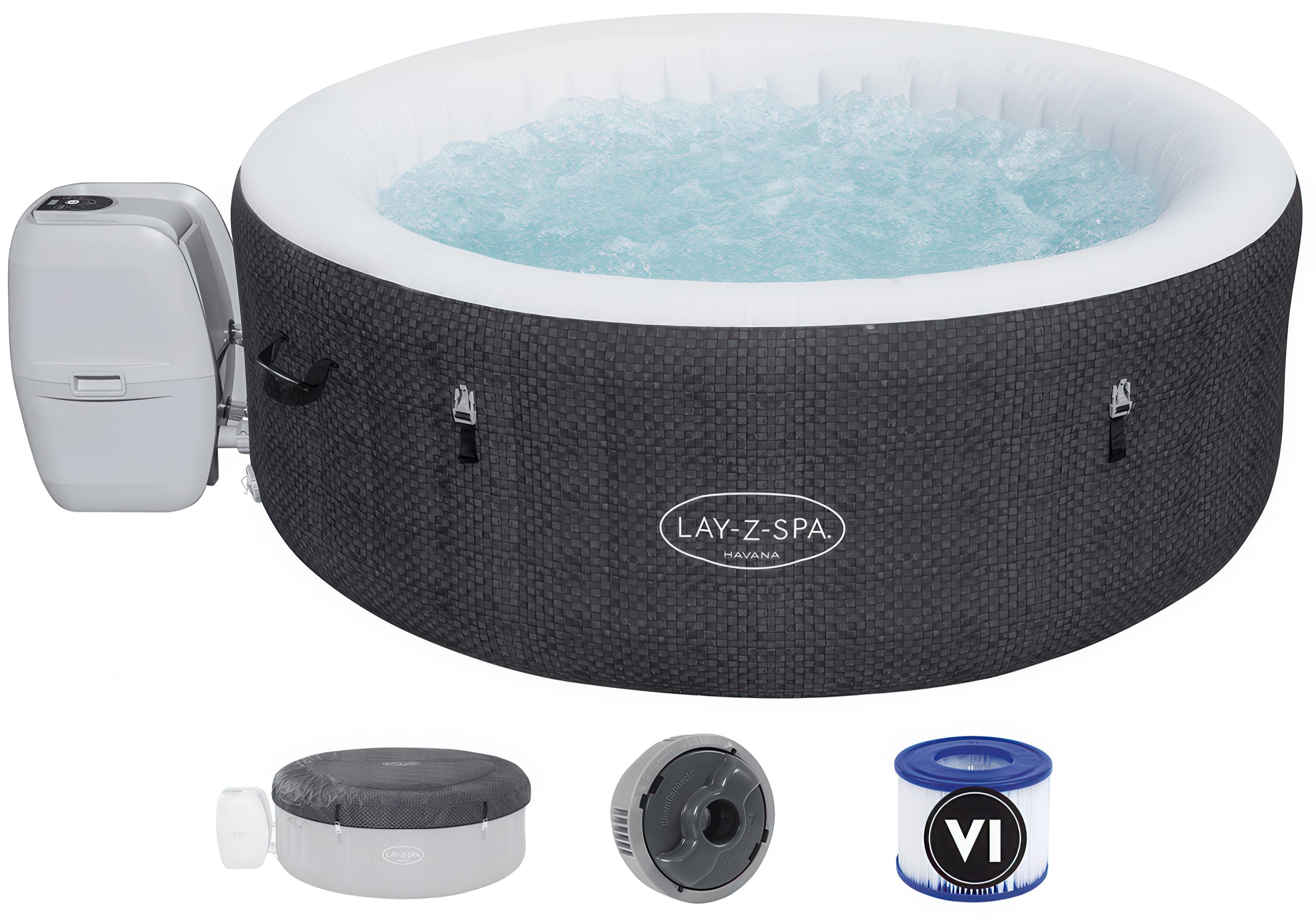 Jacuzzi dmuchane z kontrolą przez aplikację Havana AirJet 1,8 x 0,66m - BESTWAY 60035