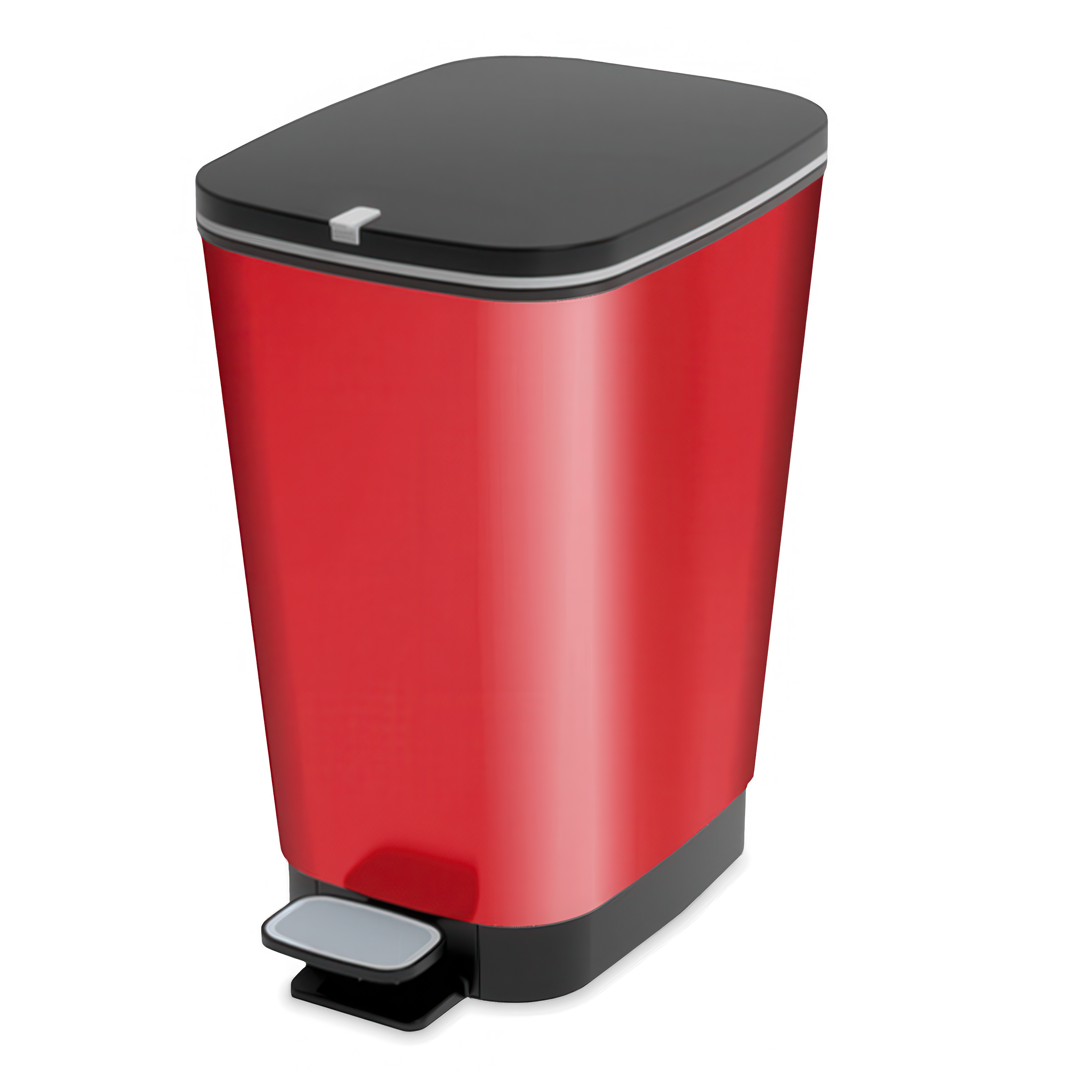 Kosz na śmieci z pedałem 25L Red - KETER