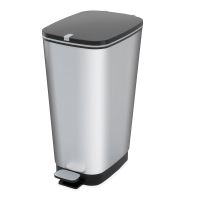 Kosz na śmieci z pedałem 45L Steel - KETER