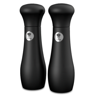 Młynek do soli i pieprzu Premium w kolorze czarnym - WEBER