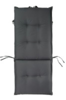 Poduszka na leżak z oparciem Smoke Grey 116x51cm dwustronna - MOODME