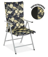 Dwustronna poduszka na leżak ogrodowy 116x51cm Night Jungle - MOODME