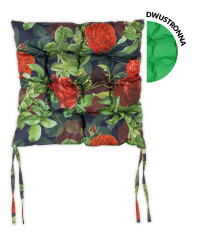 dwustronna poduszka w kwiatowym wzorze