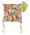 dwustronna poduszka do ogrodu w kwiaty od moodme