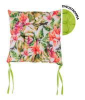 Dwustronna poduszka do ogrodu Exotic Green 40x40cm - MOODME