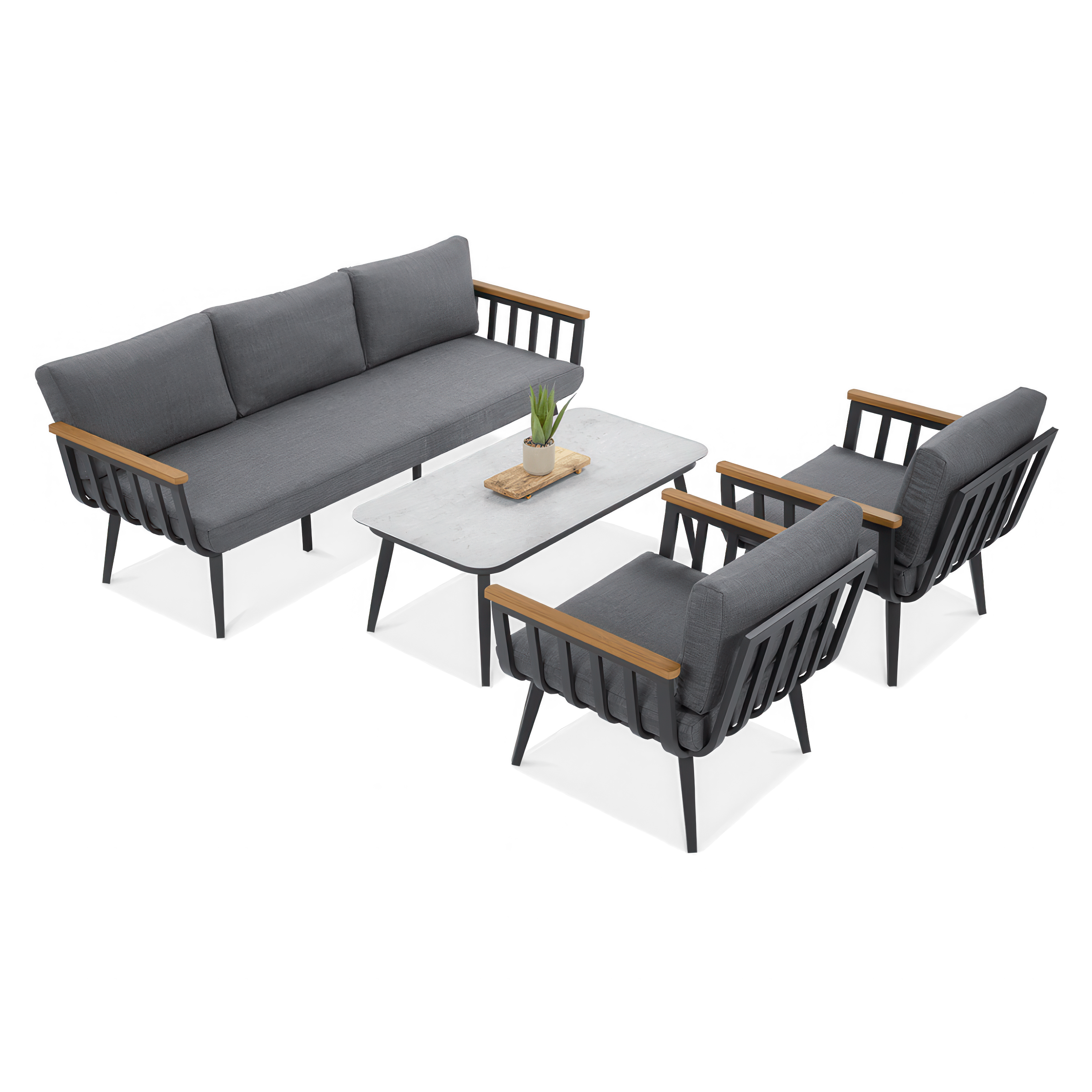 Meble na balkon STELLA Caffe Grey - FURRORE