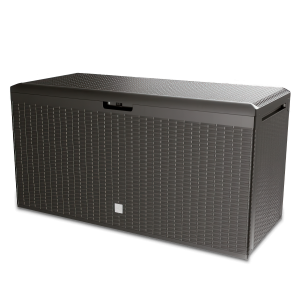 Skrzynia do ogrodu Boxe Rato 290L umbra 114x47x59cm - PROSPERPLAST