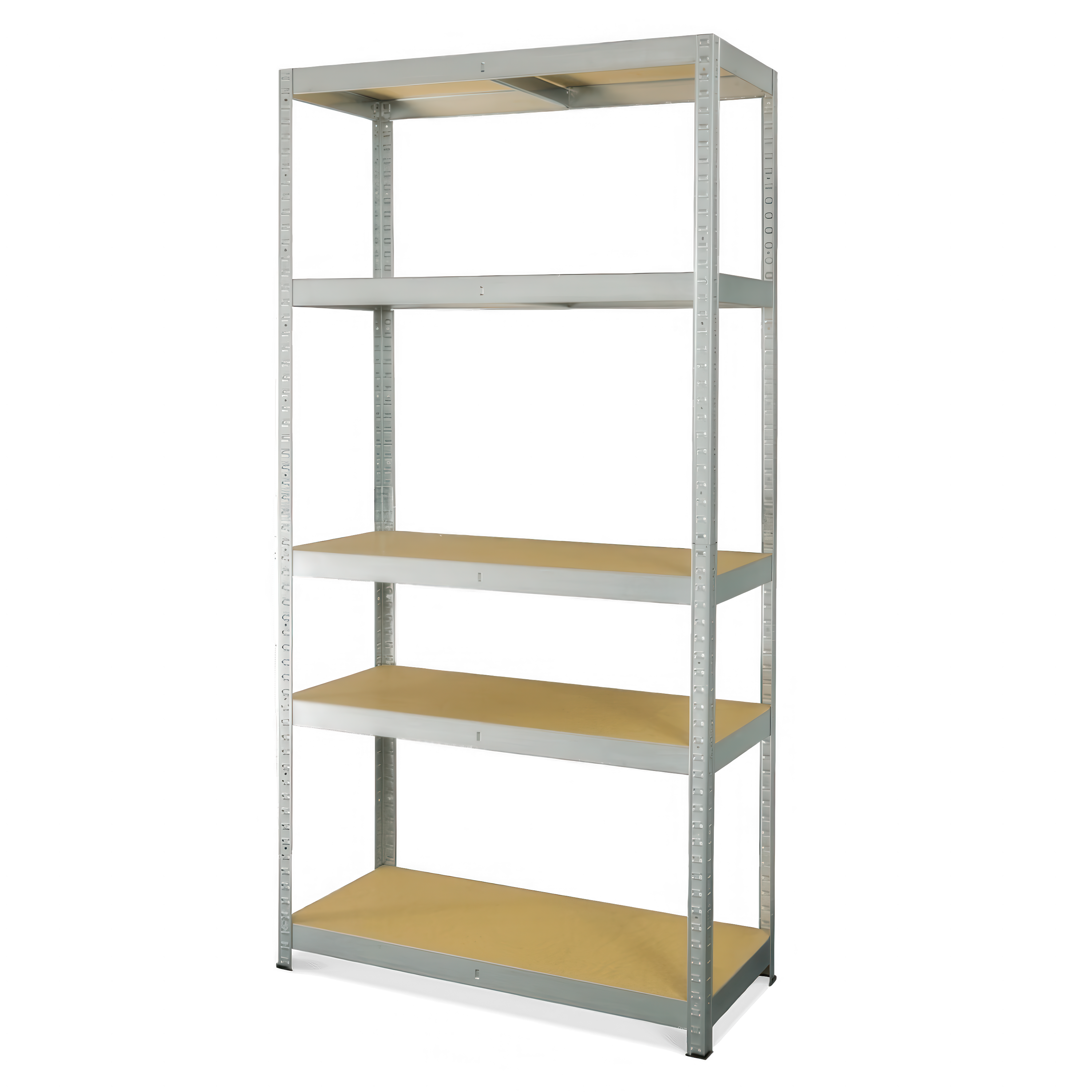 Regał ocynkowany R175 metalowy z pięcioma półkami 180x90x40cm - METALKAS