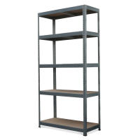 Regał magazynowy ocynkowany R265 180x90x45cm 5 półek - METALKAS