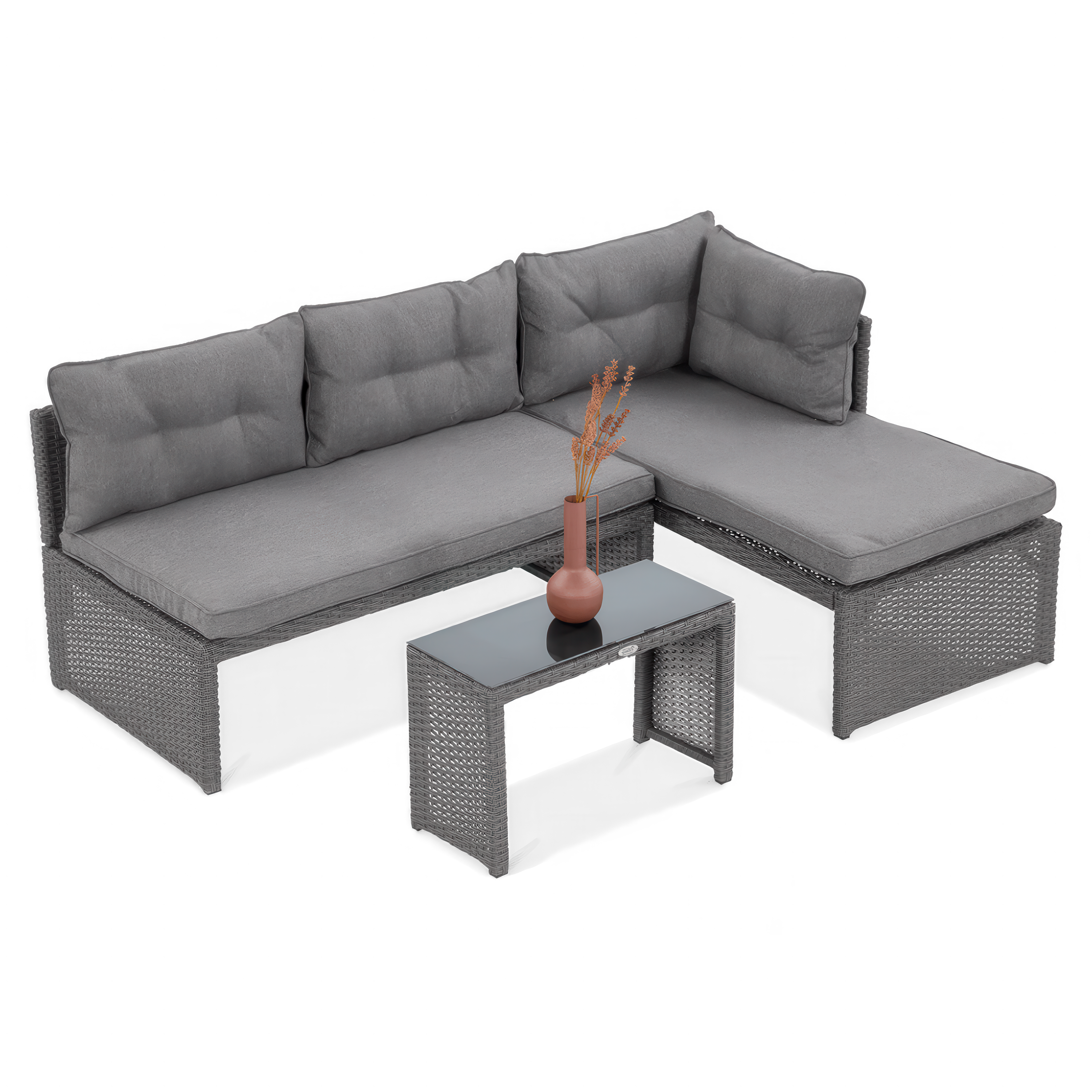 Narożnik ogrodowy CANVAS Graphite - FOCUS GARDEN