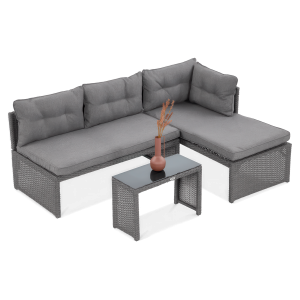 Narożnik ogrodowy CANVAS Graphite - FOCUS GARDEN