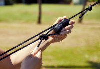 Zestaw montażowy hamaka pomiędzy drzewami/słupkami TreeMount Black - LA SIESTA