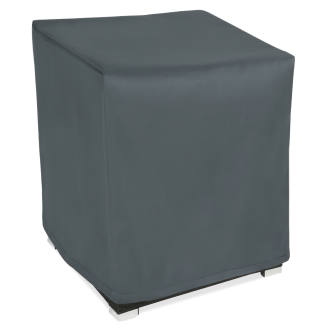 szary pokrowiec na fotel ogrodowy