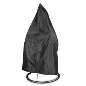 czarny, odporny na rozerwanie pokrowiec do foteli wiszących